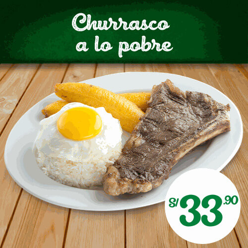 CHURRASCO A LO POBRE