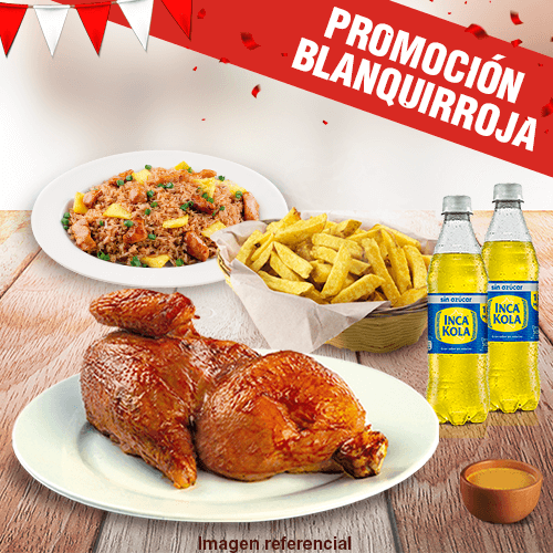 1/2 ROKYS CLASICO + 2 GASEOSAS PERSONALES